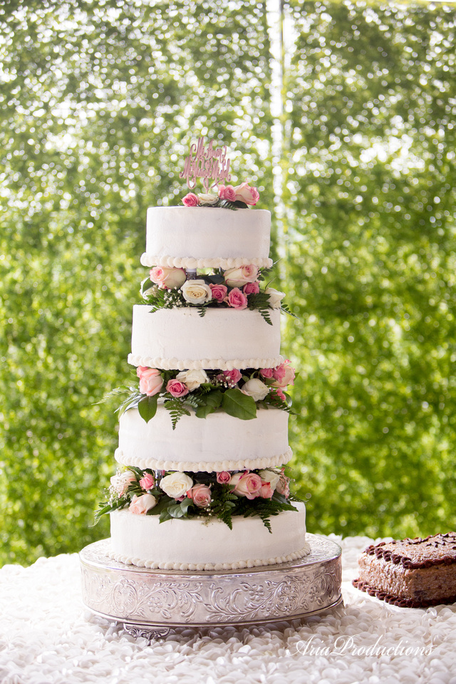 4 Tier Round Wedding Cake