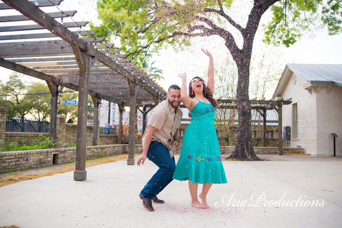 Confetti engagement