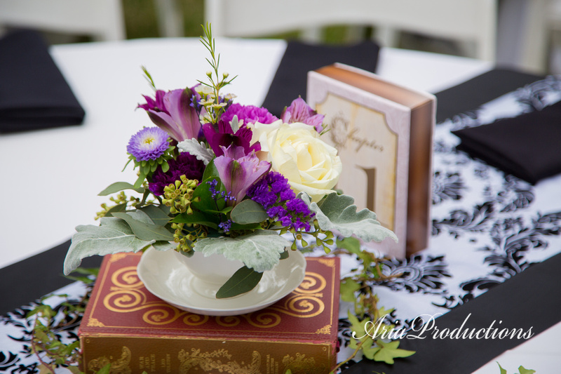 Teacup floral arrangement